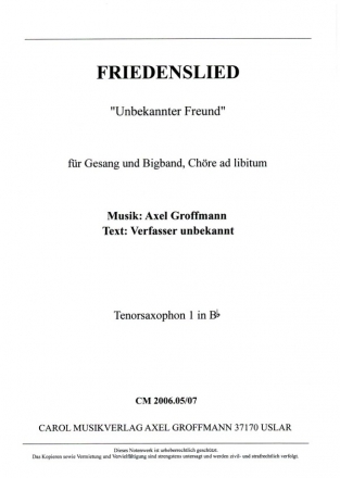 Friedenslied 