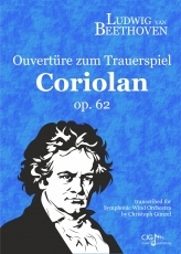 Beethoven, Ludwig van, Coriolan Ouvertre Blasorchester Partitur, Stimmensatz