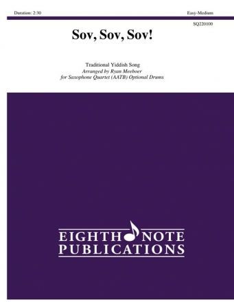 Traditional, Sov, Sov, Sov! 4 Saxophone (2A, T, Bar), Sz (opt.)