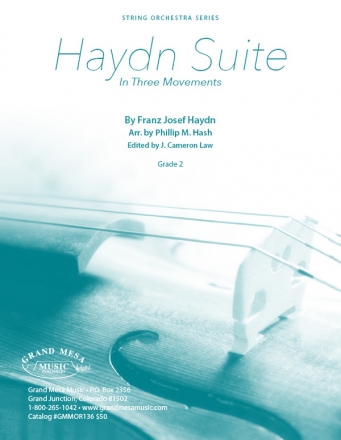 Haydn Suite for string orchestra score and parts