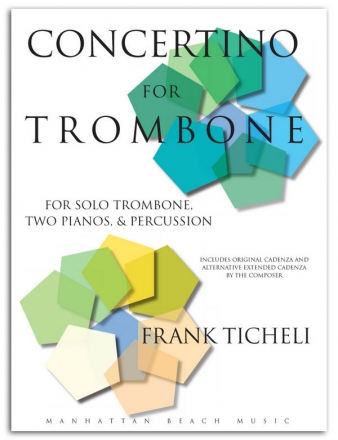 Ticheli, Frank, Concertino Blasorchester & Pos Partitur, Stimmensatz