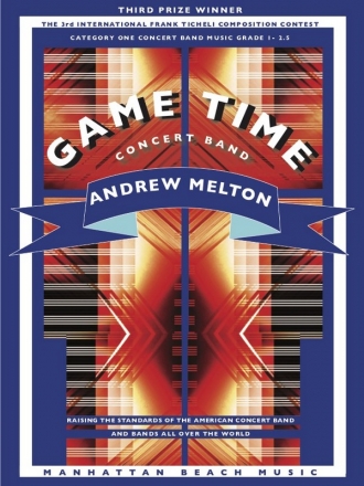 Melton, Andrew, Game Time Blasorchester Partitur, Stimmensatz