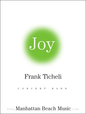 Ticheli, Frank, Joy Blasorchester Partitur, Stimmensatz