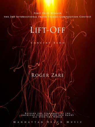 Zare, Roger, Lift-Off Blasorchester Partitur, Stimmensatz