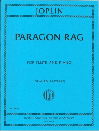 Scott Joplin, Paragon Rag flute and Piano Book & Part[s]