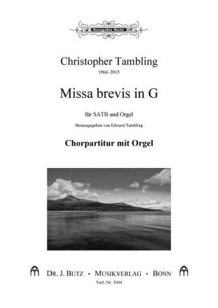 Missa brevis in G fr gem Chor und Orgel Chorpartitur mit Orgel