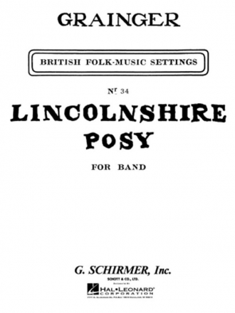 Lincolnshire Posy for concert band score