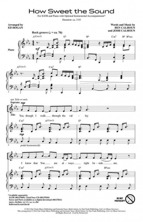 Ben Calhoun_Josh Calhoun, How Sweet the Sound SATB Chorpartitur