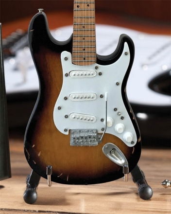 Eric's Famous Brownie Signature Fender? Strat? Officially Licensed Miniature Guitar Replica