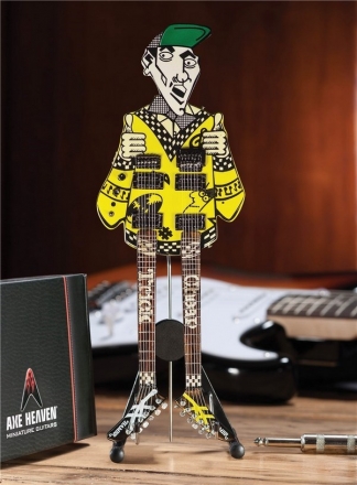 Rick Nielsen(TM) Uncle Dick Doubleneck Model Miniature Guitar Replica Collectible