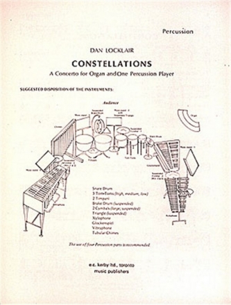 Constellations Organ and Percussion Einzelstimme