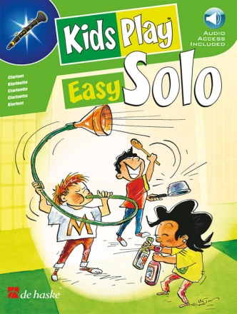 Fons van Gorp, Kids Play Easy Solo Klarinette Buch + Online-Audio