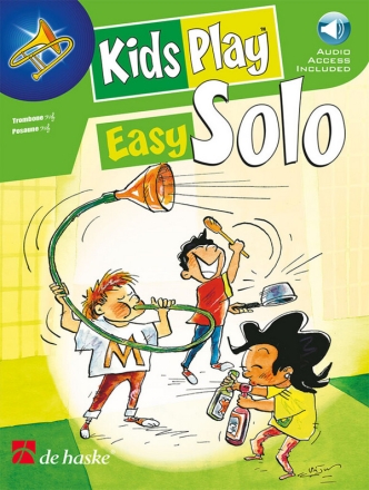 Fons van Gorp, Kids Play Easy Solo Trombone BC/TC Buch + Online-Audio