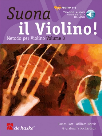 James East, Suona il Violino! Vol. 3 Violine Buch + Online-Audio