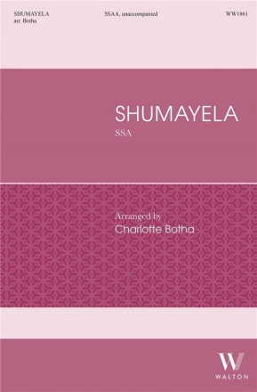 Shumayela SSAA and Percussion Chorpartitur