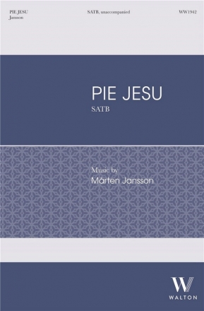 Pie Jesu for mixed choir a cappella score