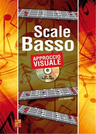 Bruno Delmonti, Le scale del basso con approccio visuale E-Bass Buch + CD