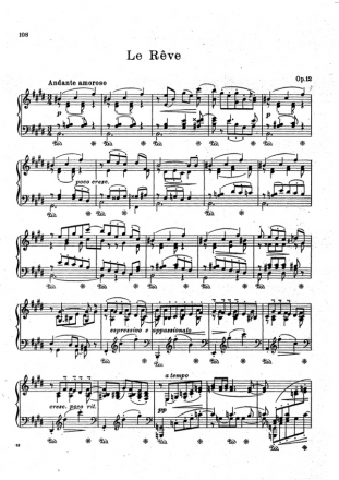 Le Rve op.12 fr Klavier solo ARCHIVKOPIE