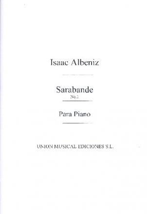 Sarabande op.64,1 for piano archive copy