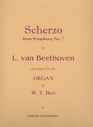 Scherzo from Symphony no.7 for organ