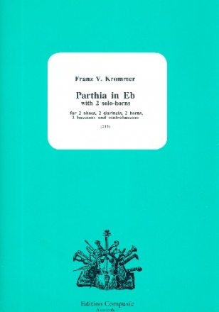 Parthia in Es fr 2 Oboen, 2 Klarinetten, 2 Hrner, 2 Fagotte und Kontrafagott Partitur und Stimmen