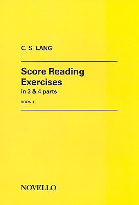 Score reading Exercises in 3 & 4 Parts vol.1