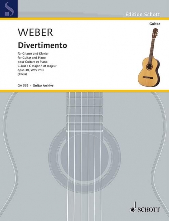 Divertimento C-Dur op.38 WeV P.13 fr Gitarre und Klavier