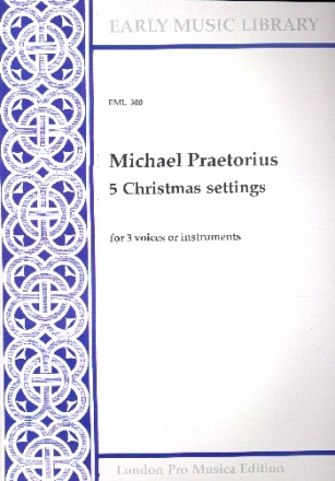 5 Christmas Settings for 3 voices (instruments)