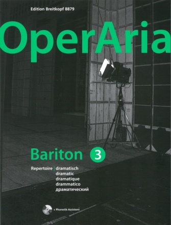 OperAria Bariton Band 3 - Repertoire dramatisch (+Download) fr Bariton und Klavier