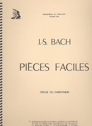 Pices faciles pour orgue (harmonium)