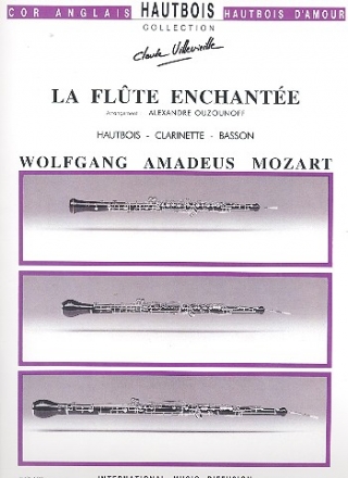 La flte enchante fr Oboe,  Klarinette und Fagott Partitur und Stimmen