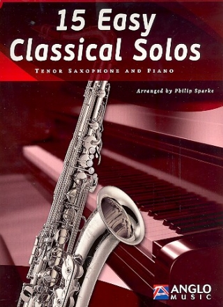 15 easy classical Solos (+CD) for tenor saxophone and piano