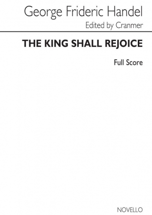 The King shall rejoice HWV260 for mixed chorus and orchestra score