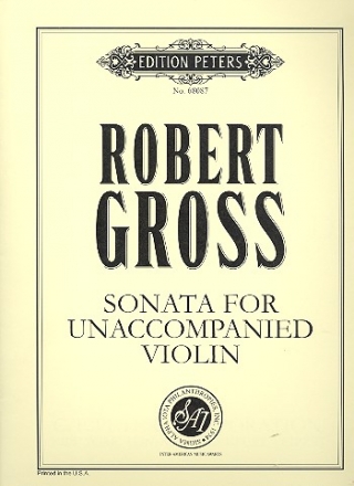 Sonata for unaccompanied violin