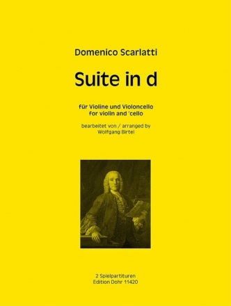 Suite d-Moll fr Violine und Violoncello 2 Spielpartituren