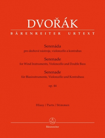 Serenade op.44 fr Blser, Violoncello und Kontrabass Stimmensatz