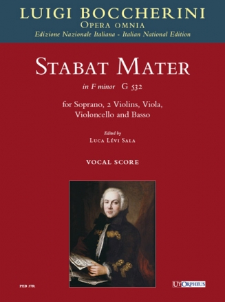 Stabat mater in f Minor G532 for soprano, strings and Bc vocal score