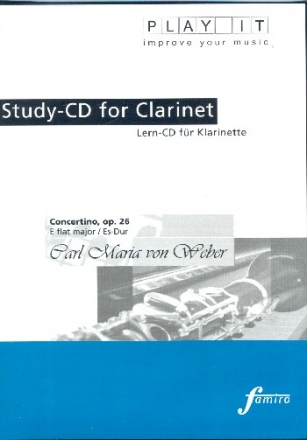 Concertino Es-Dur op.26 fr Klarinette und Klavier Playalong CD