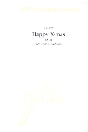 Hapy X-Mas (War is over) for mixed chorus and combo score, 4 chorus scores and instrumental parts