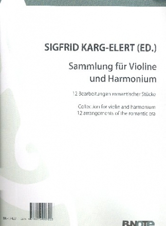 Sammlung fr Violine u. Harmonium