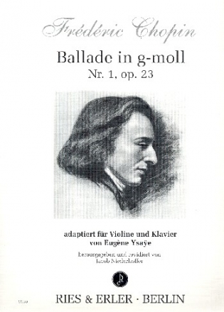 Ballade g-Moll Nr.1 op.23 fr Violine und Klavier