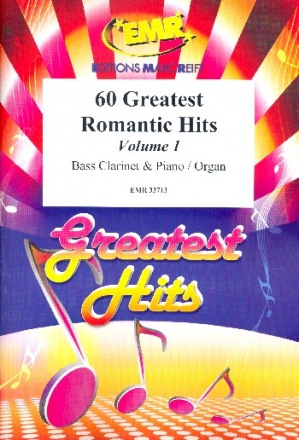 60 Greatest Romantic Hits vol.1 (nos.1-15) for bass clarinet and piano