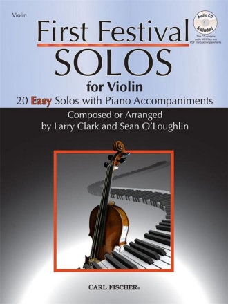 First Festival Solos (+MP3-CD) for violin and piano (violin with printable piano accompaniment)