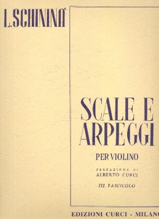 Scale e Arpeggi vol.3 per violino