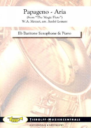 Papageno-Aria from The Magic Flute for baritone saxophone and piano