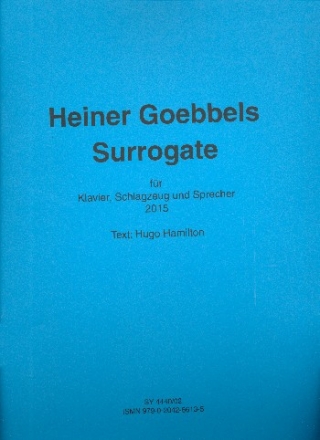 Surrogate fr Sprecher, Schlagzeug und Klavier Stimmen (en)