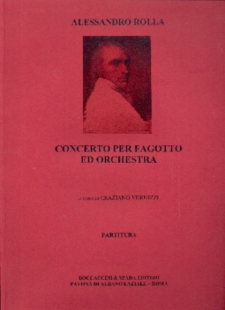 Concerto per fagotto ed orchestra partitura