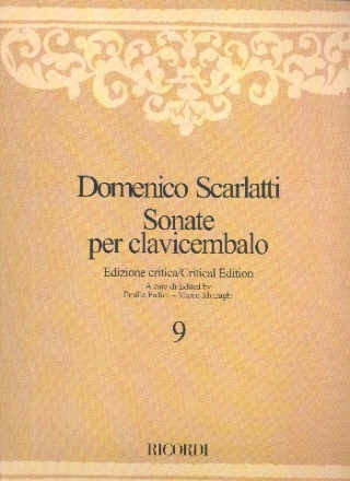 Sonate vol.9 per clavicembalo