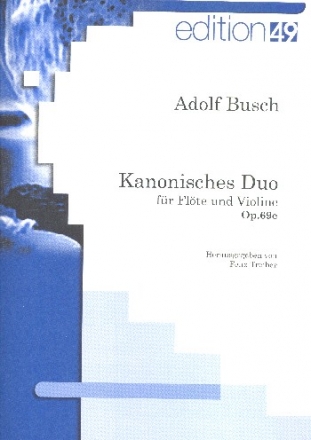 Kanonisches Duo op.69e fr Flte und Violine Stimmen