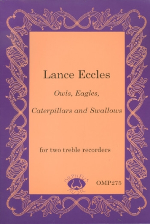 Owls, Eagles, Caterpillars and Swallows for 2 treble recorders 2scores